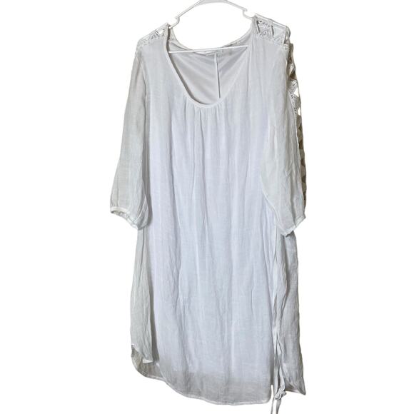 New York & Company Beach Swim‎ Cover White Size XXL - Picture 2 of 10